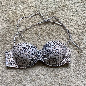 3/$12 - VS Leopard Print Bikini Top
